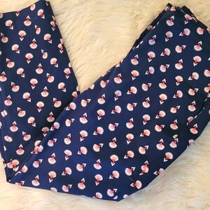 Boden Navy Ankle Pants With Flowers Sz US 10